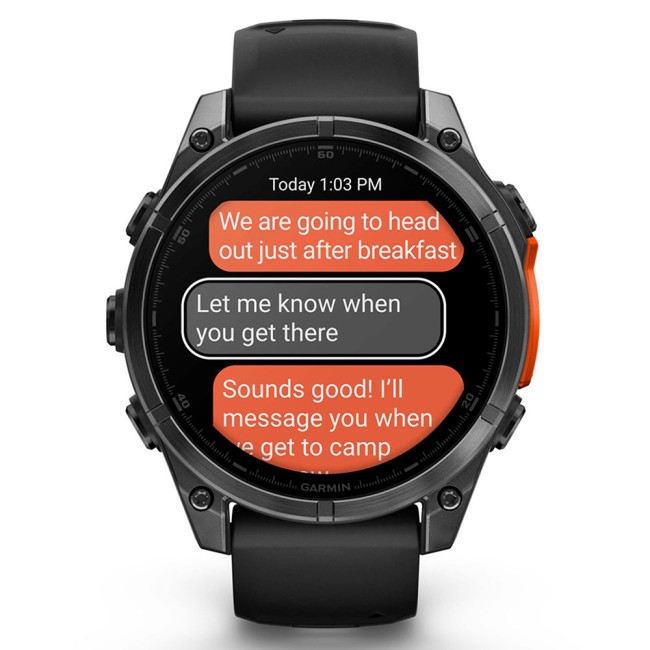 Смарт-часы Garmin Fenix 8 47 mm AMOLED with Silicone Band