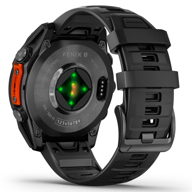 Смарт-часы Garmin Fenix 8 47 mm AMOLED with Silicone Band