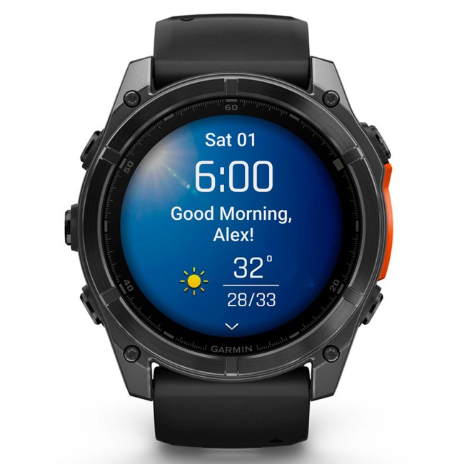 Смарт-часы Garmin Fenix 8 51 mm AMOLED with Silicone Band