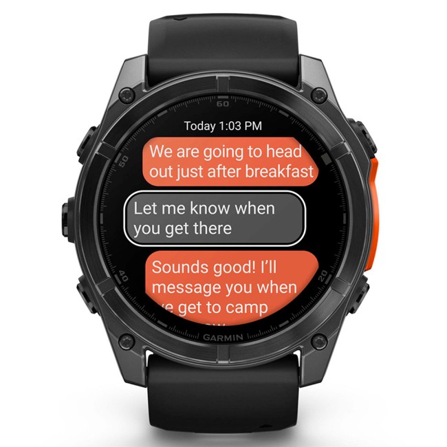 Смарт-часы Garmin Fenix 8 51 mm AMOLED with Silicone Band