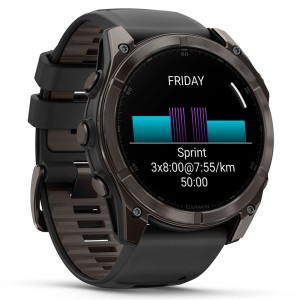 Смарт-часы Garmin Fenix 8 51 mm AMOLED Sapphire with Silicone Band