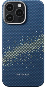 Чехол PITAKA Tactile Woven case для iPhone 16 Pro, Milky way galaxy (KI1601PMYG)