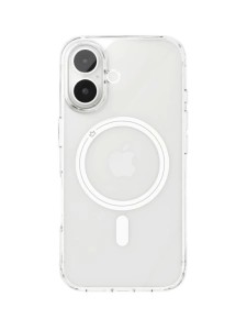 Накладка силикон VLP Diamond Case with MagSafe для Apple iPhone 16 Прозрачный