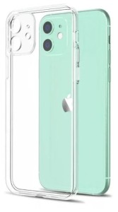 Чехол силиконовый прозрачный для iPhone 11 (Прозрачный)