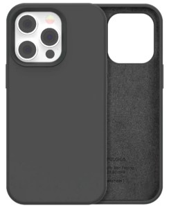 Чехол силиконовый матовый PULOKA для iPhone 15 Pro (Серый)