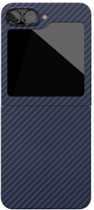 Накладка VLP Kevlar Case with MagSafe для Samsung Galaxy Z Flip6 Dark Blue (Темно-синий)