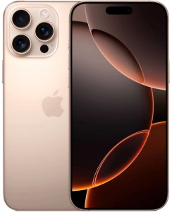 Смартфон Apple iPhone 16 Pro 256GB nanoSim+eSim (8 ГБ, 256 ГБ, Титановый пустынный)