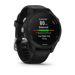 Умные часы Garmin Forerunner 255S Music с черным ремешком