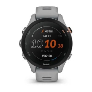 Умные часы Garmin Forerunner 255S со светло-серым ремешком