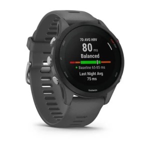 Умные часы Garmin Forerunner 255 с темно-серым ремешком