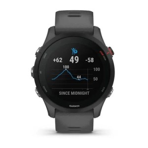 Умные часы Garmin Forerunner 255 с темно-серым ремешком