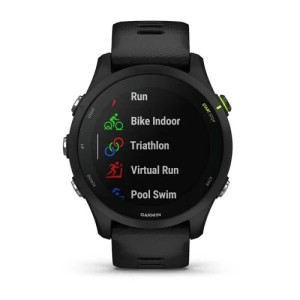 Умные часы Garmin Forerunner 255 Music с черным ремешком