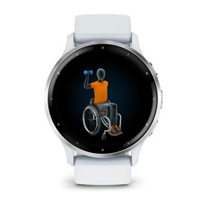 Умные часы Garmin Venu 3 белые с серебристым безелем