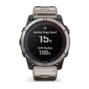 Умные часы Garmin Quatix 7X Sapphire Solar титановый с серебристым титановым браслетом