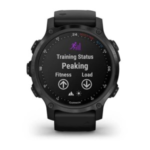 Умные часы Garmin Descent Mk2s угольно-серый корпус с DLC-покрытием, черный силиконовый ремешок