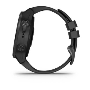 Умные часы Garmin Descent Mk2s угольно-серый корпус с DLC-покрытием, черный силиконовый ремешок