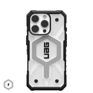 UAG Pathfinder Clear with MagSafe Series Case for Apple iPhone 16 Pro Ice/Silver (Прозрачный)