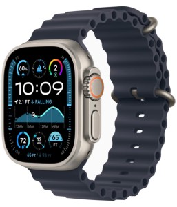 Умные часы Apple Watch Ultra 2 49 мм Titanium Case GPS + Cellular, Natural/Navy Ocean Band