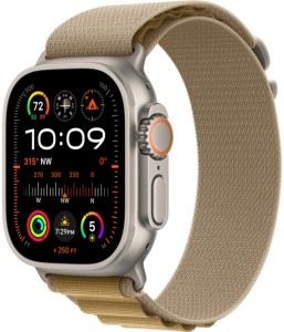 Умные часы Apple Watch Ultra 2 49 мм Titanium Case GPS + Cellular, natural/tan alpine loop, S