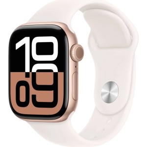 Смарт-часы Apple Watch Series 10 46mm Rose Gold Aluminum Case with Light Blush Sport Band M/L