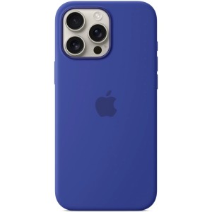 Чехол Apple Silicone Case with MagSafe для iPhone 16 Pro Max Ultramarine