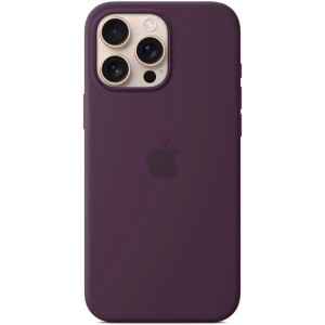 Чехол Apple Silicone Case with MagSafe для iPhone 16 Pro Plum