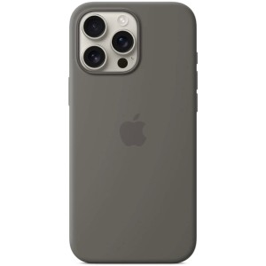 Чехол Apple Silicone Case with MagSafe для iPhone 16 Pro Max Stone Gray