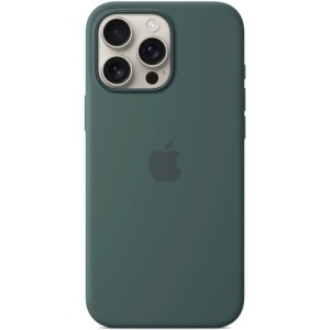 Чехол Apple Silicone Case with MagSafe для iPhone 16 Pro Max Lake Green