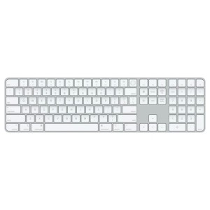 Клавиатура беспроводная Apple Magic Keyboard with Touch ID and Numeric Keypad (MK2C3) White