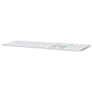 Клавиатура беспроводная Apple Magic Keyboard with Touch ID and Numeric Keypad (MK2C3) White