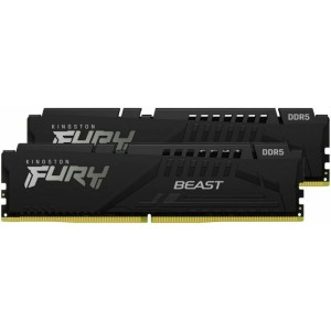 Оперативная память 32Gb DDR5 6000MHz Kingston Fury Beast (KF560C40BBK2-32) (2x16Gb KIT)