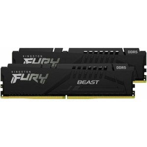 Оперативная память 64Gb DDR5 6000MHz Kingston Fury Beast (KF560C36BBEK2-64) (2x32Gb KIT)