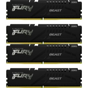 Оперативная память 64Gb DDR5 5200MHz Kingston Fury Beast (KF552C40BBK4-64) (4x16Gb KIT)