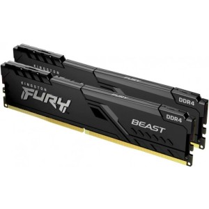 Оперативная память 64Gb DDR4 2666MHz Kingston Fury Beast Black (KF426C16BBK2/64) (2x32Gb KIT)