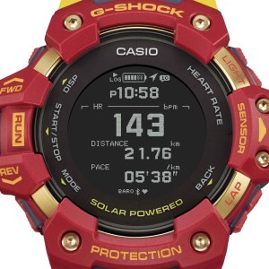 Японские умные часы Casio G-SHOCK GBD-H1000BAR-4E с хронографом