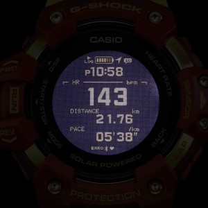 Японские умные часы Casio G-SHOCK GBD-H1000BAR-4E с хронографом