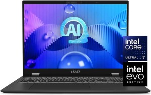 Ноутбук MSI Prestige 16 AI Evo 16" 2560x1600 QHD+ IPS (Intel Core Ultra 7-155H, 32GB RAM LPDDR5, 1TB SSD, Intel Arc Graphics, Windows 11 Home) B1MG-002US