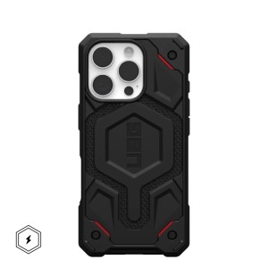 UAG Monarch Pro Kevlar® with MagSafe Series Case for Apple iPhone 16 Pro Kevlar Black (Чёрный)