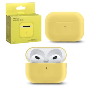 Силиконовый чехол для Apple AirPods 3 Yellow