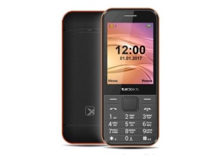 Телефон Texet TM-302 Dual Sim Black-Red (Черный)