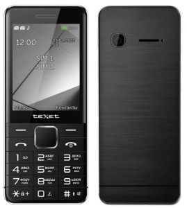 Телефон Texet TM-425 Dual Sim Black (Черный)