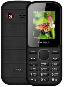 Телефон Texet TM-130 Dual Sim Black-Red (Черный-Красный)