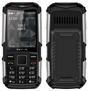 Телефон Texet TM-D314 Dual Sim Black (Черный)