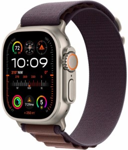 Часы Apple Watch Ultra 2 49 мм, S, Titanium Case with Indigo Alpine Loop