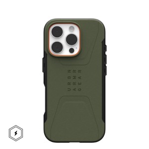 UAG Civilian with MagSafe Series Case for Apple iPhone 16 Pro Olive Drab (Зелёный)