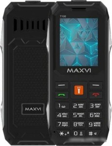 Телефон MAXVI T100 Black (Черный)