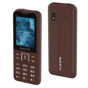 Телефон MAXVI K21 Chocolate (Коричневый)