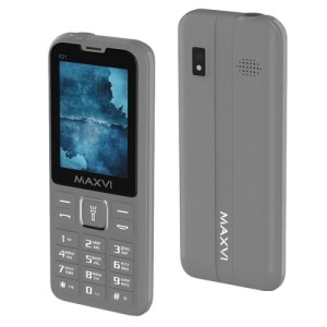 Телефон MAXVI K21 Grey (Серый)