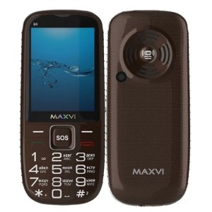 Телефон MAXVI B9 Brown (Коричневый)