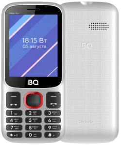 Телефон BQ 2820 Step XL+ Dual Sim White Red (Белый-Красный)